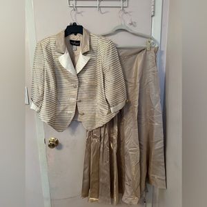 JS collections skirt gown with jacket. Stunning formal gown. Never worn